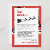 Invitation Lettre Dada Absurdiste du Père Noël (Devant)