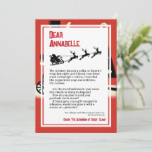 Lettre dadaïste absurde de Père Noël