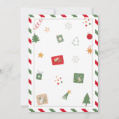 Invitation Lettre d'adieu de vos elfes de Noël (Dos)