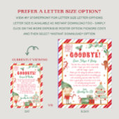 Invitation Lettre d'adieu de votre Elfe de Noël