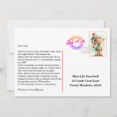 Invitation Lettre d'arrivée de l'elfe | Message de bienvenue  (Devant)