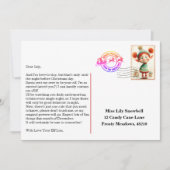 Invitation Lettre d'arrivée de l'elfe | Message de bienvenue (Devant)