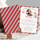 Invitation Lettre d'Au Revoir de L'Elf