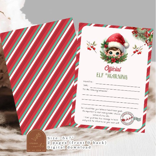 Invitation Lettre d'avertissement Elf