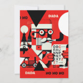 Invitation Lettre de DADA du Père Noël Le Traîneau qui a Oubl (Dos)