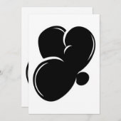 Invitation Lettre de graffiti Y Essentiel (Devant / Derrière)