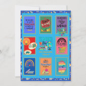 Invitation Lettre de l'enseignant personnalisé Citations amus (Devant)