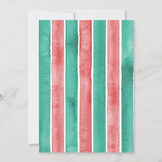 Invitation Lettre de Noël à Père Noël Penguin Thème (Dos)