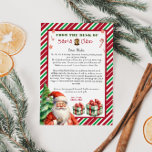 Invitation Lettre de Noël du Père Noël<br><div class="desc">Lettre personnalisée de Santa Clause. Donnez à votre enfant cette année une lettre spéciale et mignonne de Père Noël. Collection : https://www.zazzle.com/collections/love_christmas_collection-119212194434211063</div>