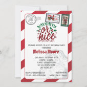 Invitation Lettre de santas coquine ou belle pôle nord (Devant)