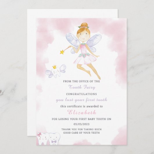 INVITATION LETTRE DOUCE DOUCE (Devant / Derrière)