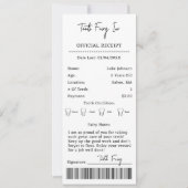 Invitation LETTRE FLOYALE POUR ENFANTS 1re dents perdues (Devant)