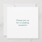 Invitation Lettre L Monogram Fleur de lis (Dos)