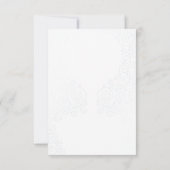 Invitation Lettre main Blue Hot Air Balloon Réception de mari (Dos)