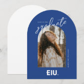 Invitation Lettre majuscule EIU (Devant / Derrière)