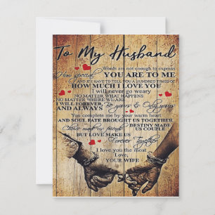 Invitation Lettre Mignonne Pour Mari Cadeau de Vacances Ado