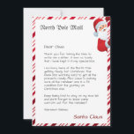 Invitation Lettre officielle Personnalisée Du Pôle Nord De Pè<br><div class="desc">Du bureau du Père Noël | Lettre de Noël Les lettres de Père Noël sont incomplètes sans en-tête. Commandez une lettre manuscrite authentique du Pôle Nord. Mme Clause et Père Noël se réjouissent toutes deux de la perspective de tendre la main à votre enfant pour lui faire savoir s'ils figurent...</div>