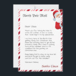 Invitation Lettre officielle Personnalisée Du Pôle Nord De Pè<br><div class="desc">Du bureau du Père Noël | Lettre de Noël Les lettres de Père Noël sont incomplètes sans en-tête. Commandez une lettre manuscrite authentique du Pôle Nord. Mme Clause et Père Noël se réjouissent toutes deux de la perspective de tendre la main à votre enfant pour lui faire savoir s'ils figurent...</div>