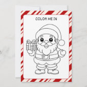 Invitation Lettre personnalisée de la fée assistante du Père (Dos)