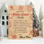 Invitation Lettre personnalisée de Père Noël<br><div class="desc">Apportez de la magie à vos vacances de Noël avec la magie de Père Noël cette année avec cette lettre imprimable de Père Noël. Cette lettre du bureau de Père Noël est entièrement personnalisable pour faire votre propre et peut être un téléchargement instantané si vous le souhaitez. Vous pouvez imprimer...</div>