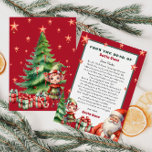 Invitation Lettre personnalisée de Père Noël et Elf<br><div class="desc">Lettre personnalisée du Père Noël. Donnez à votre enfant cette année une lettre spéciale et mignonne de Père Noël. Collection : https://www.zazzle.com/collections/love_christmas_collection-119212194434211063</div>