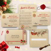 Invitation Lettre personnalisée du modèle du Père Noël