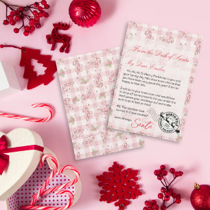 Invitation Lettre personnalisée du modèle du Père Noël
