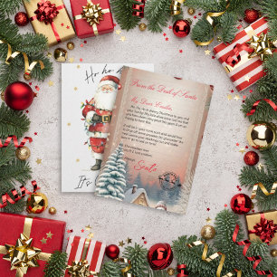 Invitation Lettre personnalisée du modèle du Père Noël