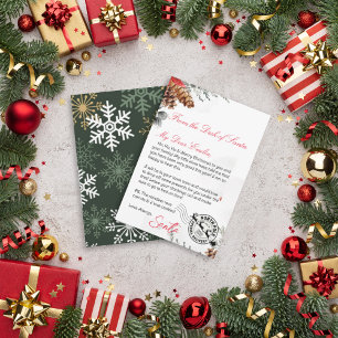 Invitation Lettre personnalisée du modèle du Père Noël