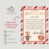 Invitation Lettre personnalisée du Père Noël