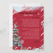 Invitation Lettre personnalisée du Père Noël (Devant)