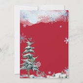 Invitation Lettre personnalisée du Père Noël (Dos)