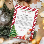 Invitation Lettre personnalisée du Père Noël Noël Inv<br><div class="desc">Lettre personnalisée de Santa Clause. Donnez à votre enfant cette année une lettre spéciale et mignonne de Père Noël. Collection : https://www.zazzle.com/collections/love_christmas_collection-119212194434211063</div>