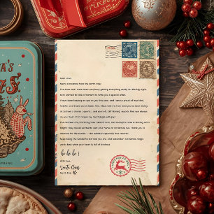 Invitation Lettre personnalisée du Père Noël Pôle Nord