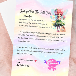 Invitation Lettre personnalisée - Pour les enfants
