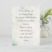 Invitation Lettres d'amour MICRO MARIAGE manuscrit perdu (Debout devant)