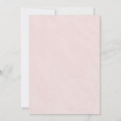 Invitation Lettres d'amour MICRO MARIAGE manuscrit Rose rose (Dos)