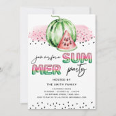 Invitation Lettres de ballon en feuille d'aluminium Fête d'ét (Devant)