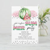 Invitation Lettres de ballon en feuille d'aluminium Fête d'ét (Debout devant)