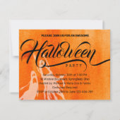 Invitation Lettres de style Halloween Costume Party (Devant)