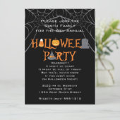 Invitation Lettres Iconiques Du Parti Halloween (Debout devant)