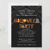Invitation Lettres Iconiques Du Parti Halloween (Devant)