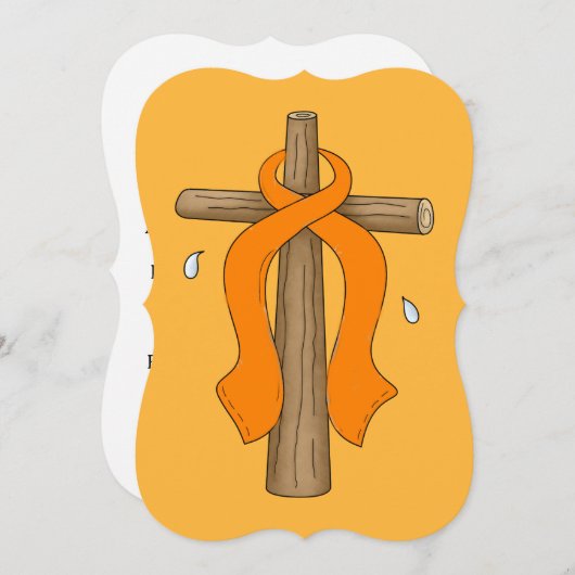 Invitation Leukémie (Devant / Derrière)