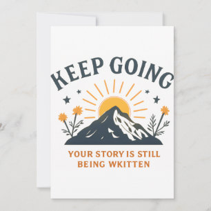 Invitation Lever de soleil de montagne Continuez Inspiration