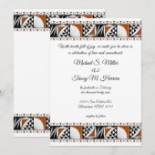 Invitation Lever de soleil du sud-ouest (Devant / Derrière)