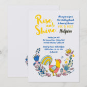 Invitation Lever du Soleil (Devant / Derrière)