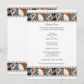 Invitation Lever du soleil du Sud-Ouest (Devant / Derrière)