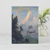 Invitation Lever du soleil sur le Matterhorn Elopement (Debout devant)