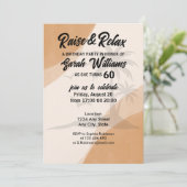 Invitation Lever Tropical & Relax 60e anniversaire fête (Debout devant)