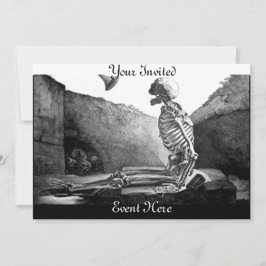 Invitation Levez l'invitation de Ye Dead (Devant)